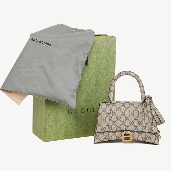 Gucci x Balenciaga GG Supreme The Hacker Project Small Hourglass Bag - Picture 14 of 14